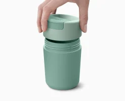 Sipp™ Green Travel Mug with Hygienic Lid 340ml