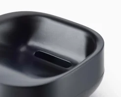Slim™ Compact Matt Black Soap Dish