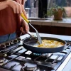 Space Folding Handle Non-Stick 11" Blue Shallow Frying Pan