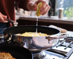 Space Steel Folding Handle Non-Stick 11" Frying Pan