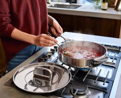 Space Steel Folding Handle 3.5Qt. Sauté Pan & Lid
