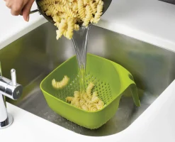 Square Green Colander