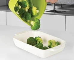 Square Green Colander