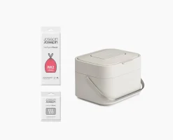 Stack 4L Stone Food Waste Caddy Starter Set