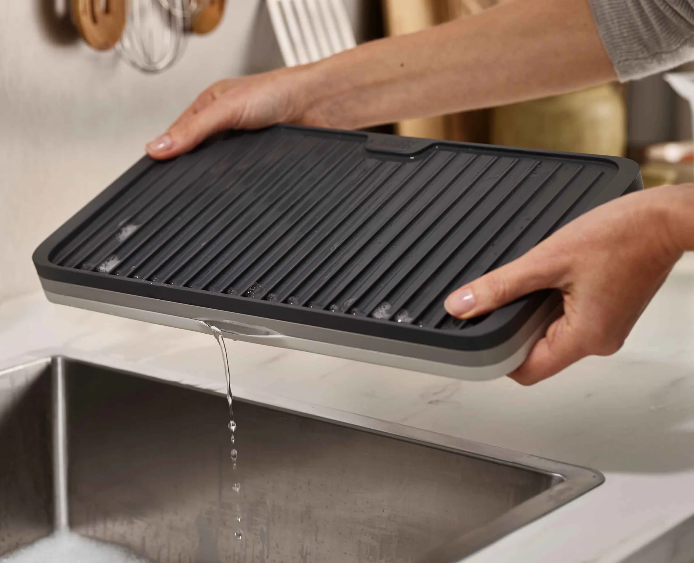 Tier™ Gray Expandable Draining Board