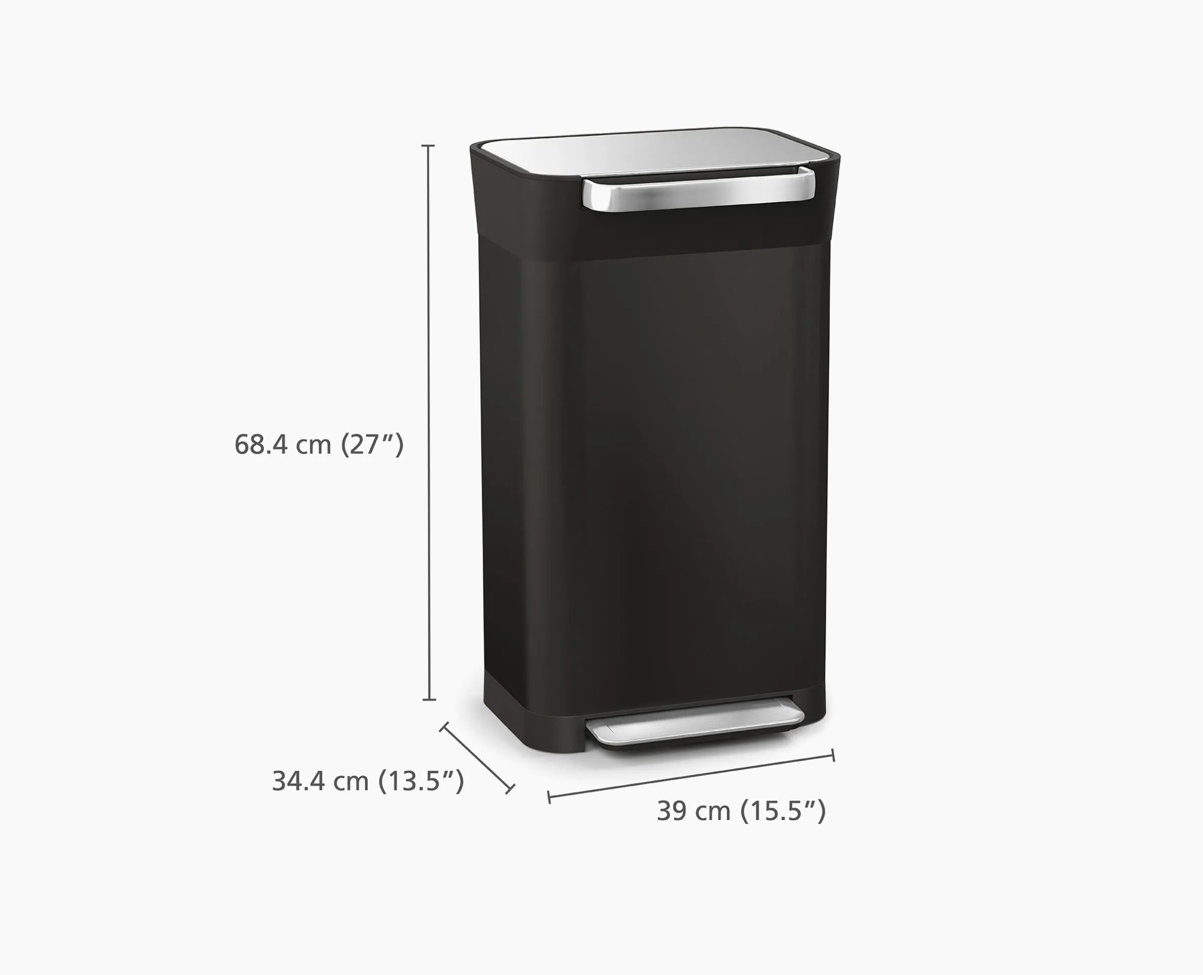 Titan 30L Black Trash Compactor