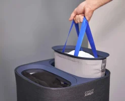 Tota 60L Black Laundry Separation Basket