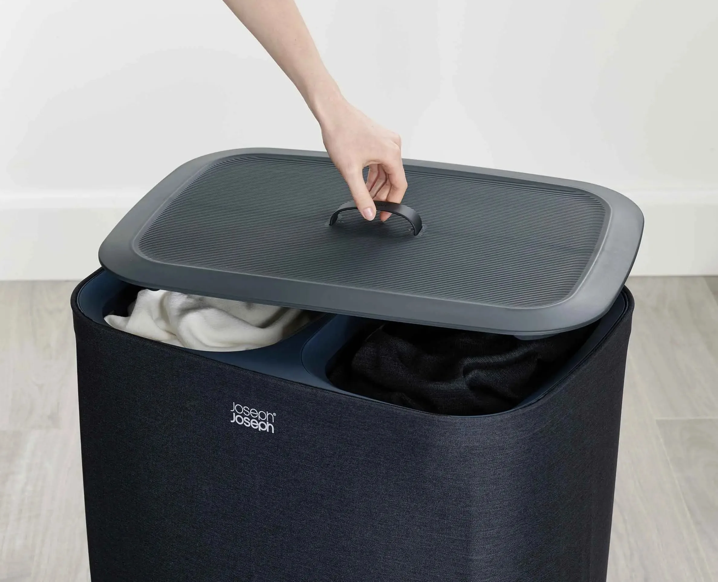 Tota 90L Black Laundry Separation Basket