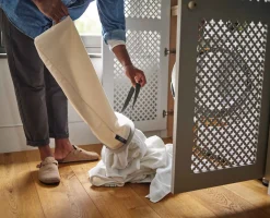 Tota 90L Ecru Laundry Separation Basket