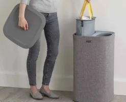 Tota 60L Gray Laundry Separation Basket