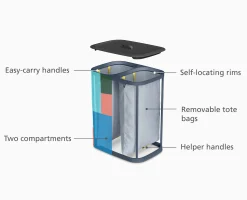 Tota 90L Laundry Separation Basket x Jonathan Lawes