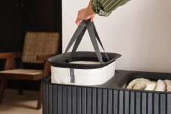 Tota Luxe 90L Black Laundry Separation Basket