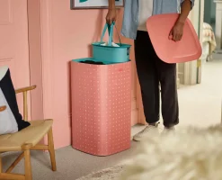 Tota Pop 60L Coral Laundry Separation Basket