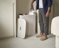 Tota Trio 90L Ecru Laundry Separation Basket
