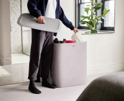 Tota Trio 90L Gray Laundry Separation Basket