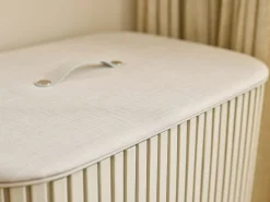 Tota Trio Luxe 90L Ecru Laundry Separation Basket