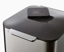 Totem Compact 40L Stainless-steel Waste & Recycling Trash Can