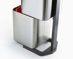 Totem Compact 40L Stainless-steel Waste & Recycling Trash Can