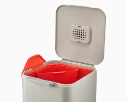 Totem Compact 40L Stone Waste & Recycling Trash Can