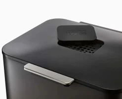 Totem Max 60L Black Waste & Recycling Trash Can