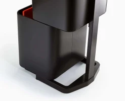 Totem Max 60L Black Waste & Recycling Trash Can