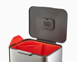 Totem Max 60L Stainless-steel Waste & Recycling Trash Can