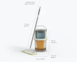 UltraClean Microfiber Floor Mop Cleaning System with Replacement Pads