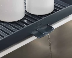Y-Rack™ Gray 2-tier Dish Rack